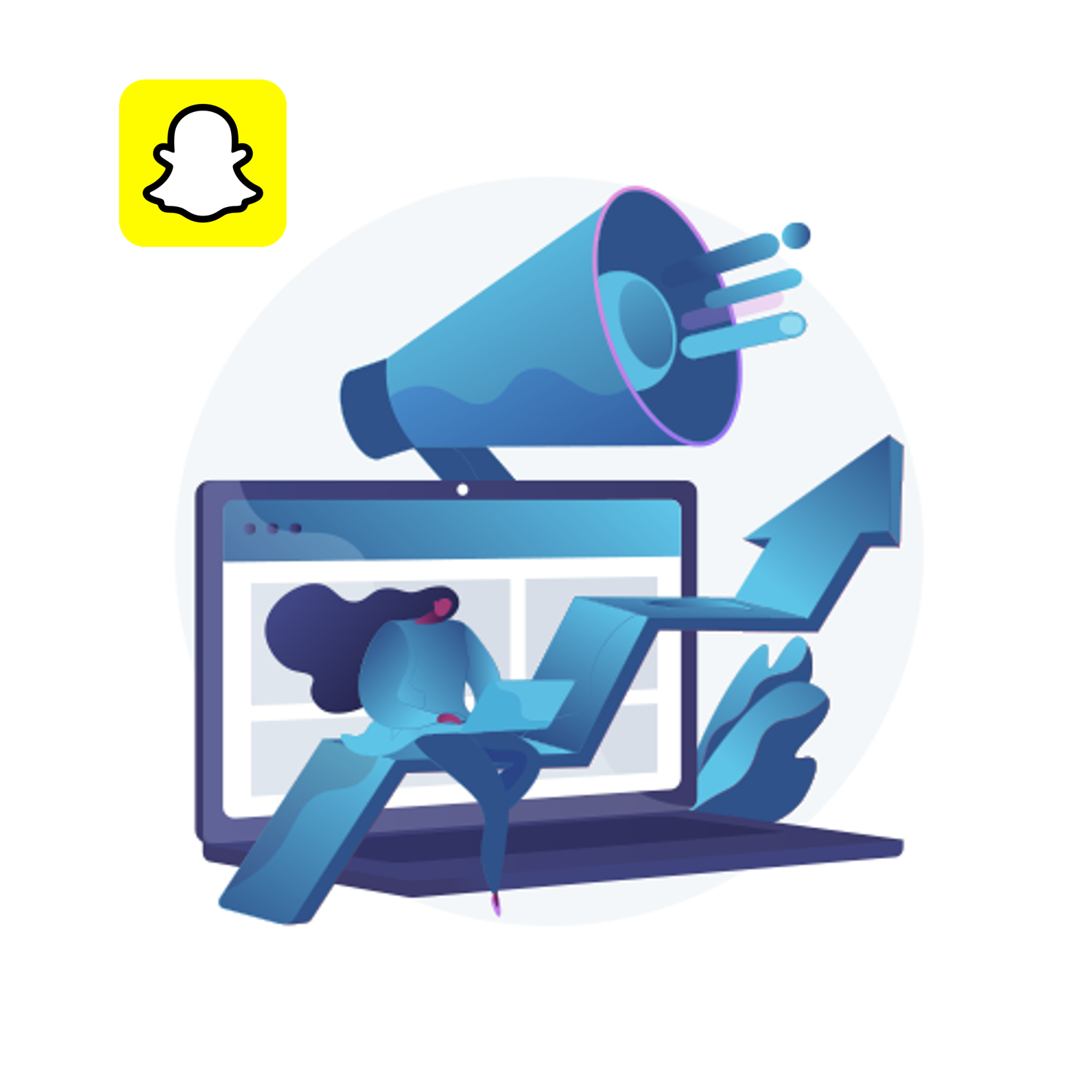 حملات تسويقية عبر سنابشات